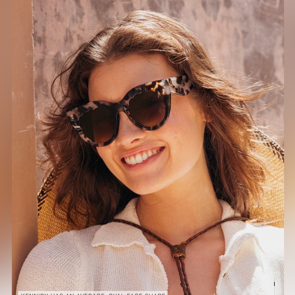 KREWE Charlotte Sunglasses in Malt